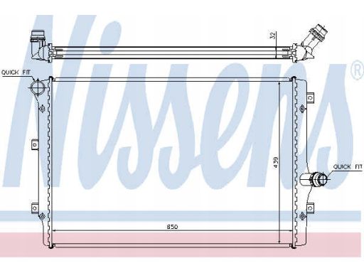 Chłodnica Silnika 65281A