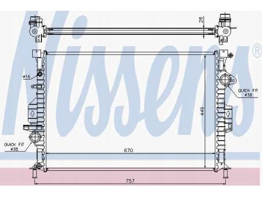 Chłodnica Silnika 65615A
