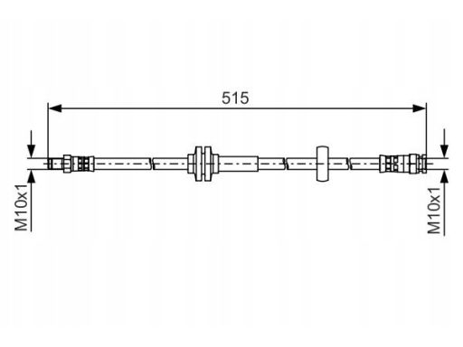 Przewód Hamulcowy Elastyczny 1 987 481 482