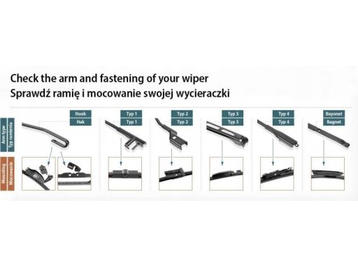 Pióro Wycieraczki Df-078