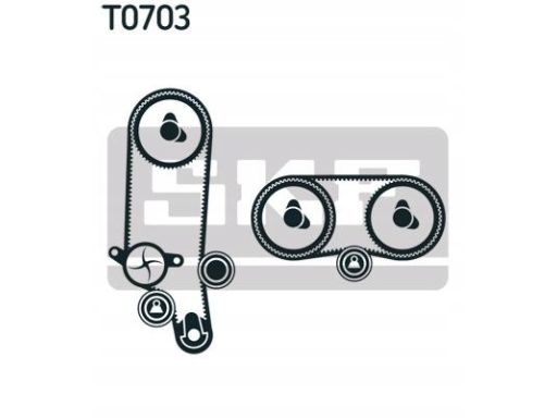Zestaw Paska Rozrządu + Pompa Cieczy Chł Vkmc 01122