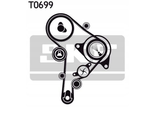Zestaw Paska Rozrządu + Pompa Cieczy Chł Vkmc 01251