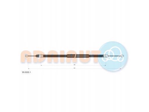 Linka Hamulca Postojowego 35.0203.1