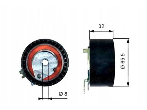 Rolka Napinająca Paska Rozrządu T43236