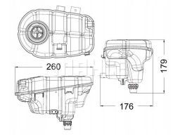 Zbiorniczek Wyrównawczy Płynu Chłodząceg Crt 60 000S