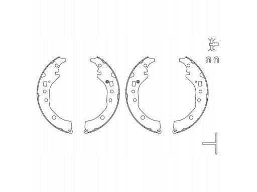 Gs8867 Szczęki Hamulcowe Kpl. Gs8867 Trw