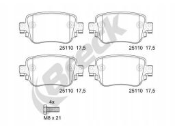 Klocek Hamulcowy Kpl. 25110 00 704 00