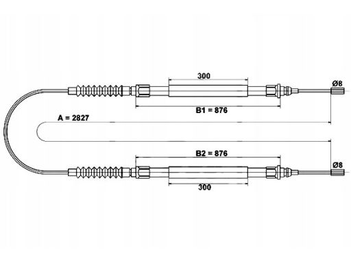 Linka Hamulca Postojowego 24.3727-0343.2