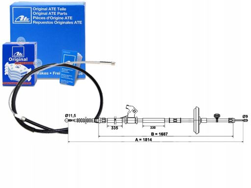 Linka Hamulca Postojowego 24.3727-0795.2