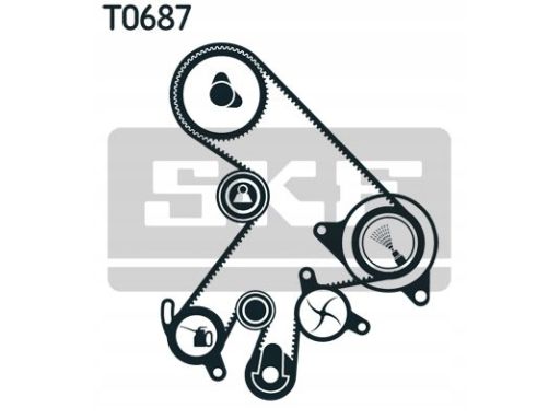 Zestaw Paska Rozrządu + Pompa Cieczy Chł Vkmc 91720