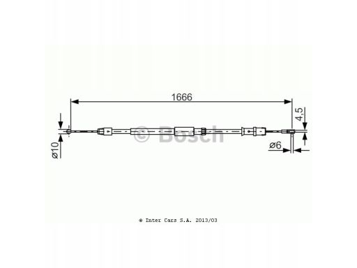 Linka Hamulca Postojowego 1 987 482 032