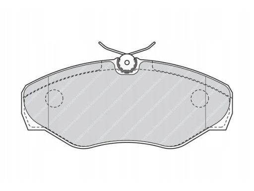 Klocek Hamulcowy Kpl. Fvr1515