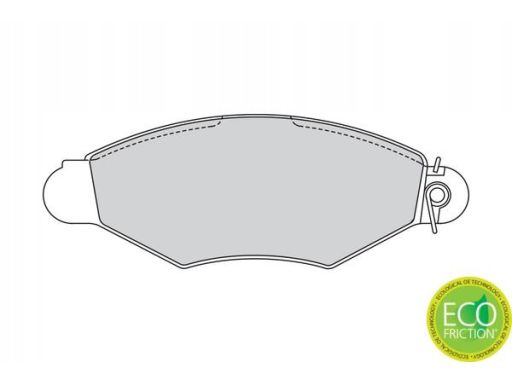 Klocek Hamulcowy Kpl. Fdb1135