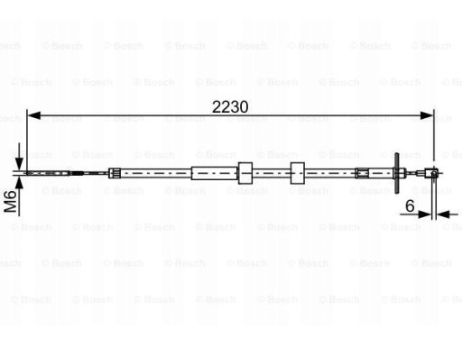 Linka Hamulca Postojowego 1 987 482 500