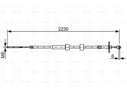 Linka Hamulca Postojowego 1 987 482 500