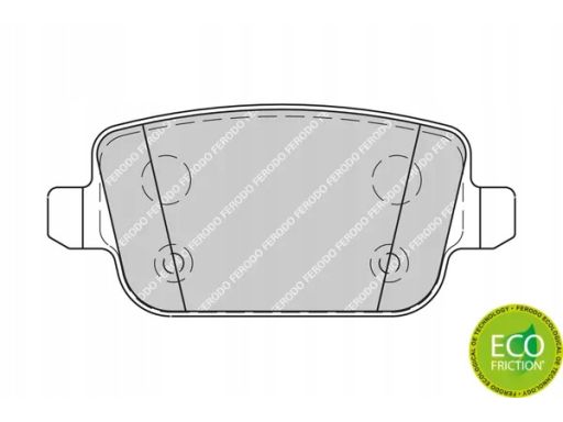 Klocek Hamulcowy Kpl. Fdb1932