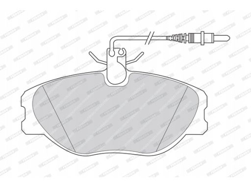 Klocek Hamulcowy Kpl. Fvr1000