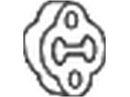 Wieszak Tłumika 255-170