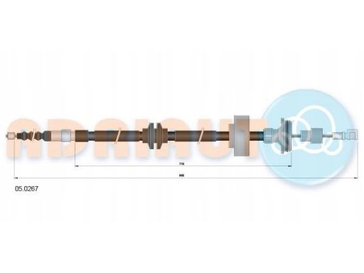 Linka Hamulca Postojowego 05.0267