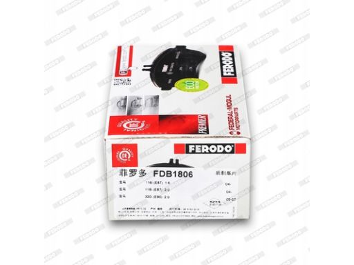 Klocek Hamulcowy Kpl. Fdb1806