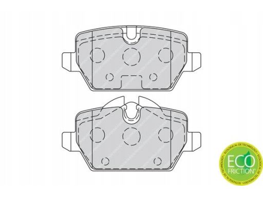 Klocek Hamulcowy Kpl. Fdb1806