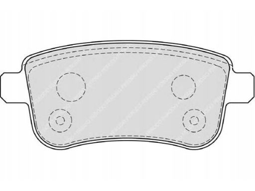 Klocek Hamulcowy Kpl. Fdb4182