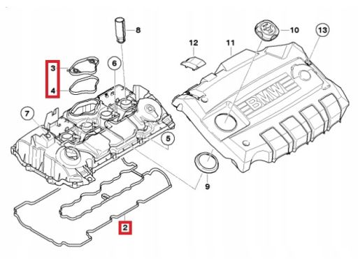 Zestaw Uszczelek Pokrywy Zaworów 649.880