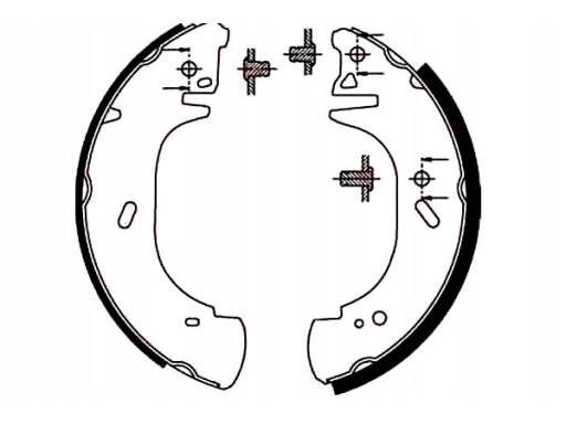 Szczęki Hamulcowe Kpl. Gs8630