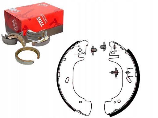 Szczęki Hamulcowe Kpl. Gs8630
