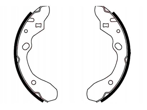 Szczęki Hamulcowe Kpl. Gs8582