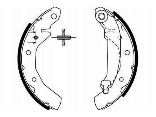 Szczęki Hamulcowe Kpl. Gs8646