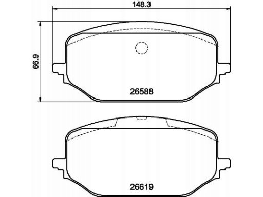 Klocek Hamulcowy Kpl. 2658801