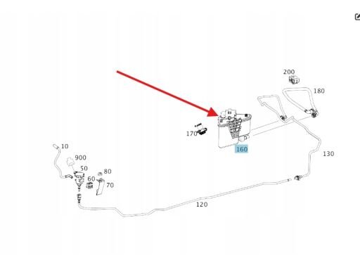 Filtr Paliwa Węglowy Mercedes Cla W117 A W176 B W246 Oe A2464706000