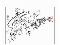 Podkładka Gumowa Schowka Mercedes W447 W639 W900 W906 A9066890396