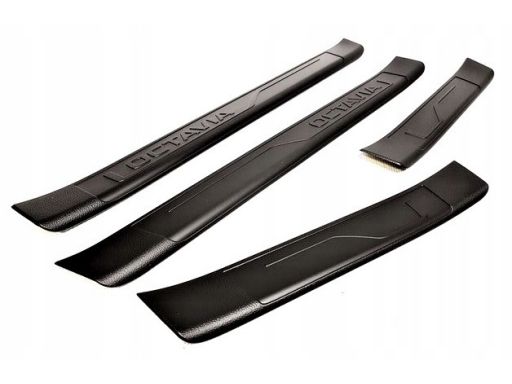 Komplet Listew Listwy Progu Skoda Octavia III Oryginał 5E0071303