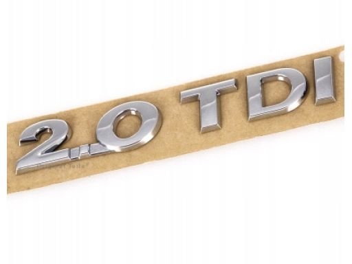 Emblemat napis 2.0 TDI Volkswagen Oryginał 3AA853675E