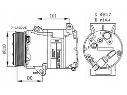 Kompresor Klimatyzacji 32252