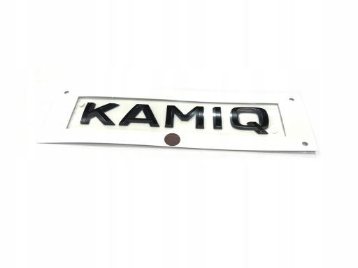 Emblemat napis KAMIQ Skoda Oryginał CZARNY 658853687E