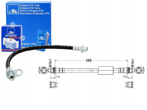 Przewód Hamulcowy Elastyczny 24.5239-0355.3