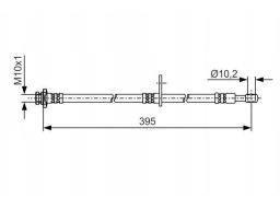 Przewód Hamulcowy Elastyczny 1 987 481 A53