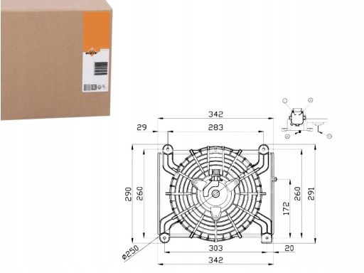Wentylator Chłodnicy Silnika 47668