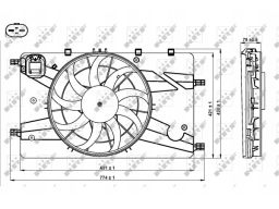 Wentylator Chłodnicy Silnika 47757