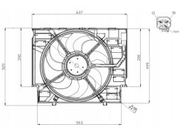 Wentylator Chłodnicy Silnika 47960