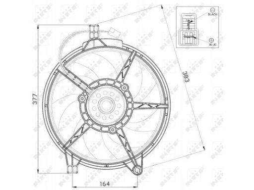 Wentylator Chłodnicy Silnika 47445