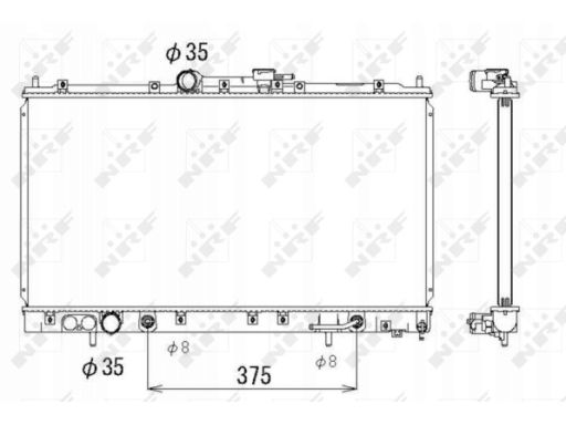 Chłodnica Silnika 53313