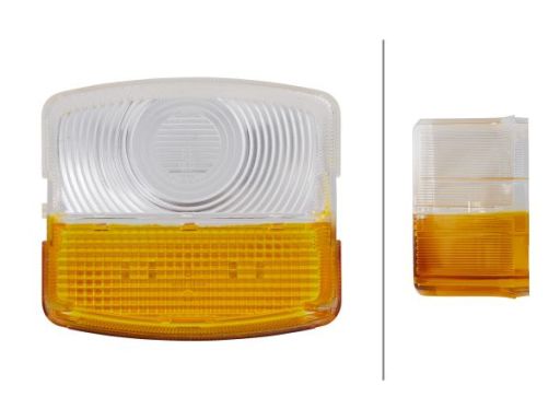 Szkło Lampy Światła Kierunkowskazu 9El 118 614-021