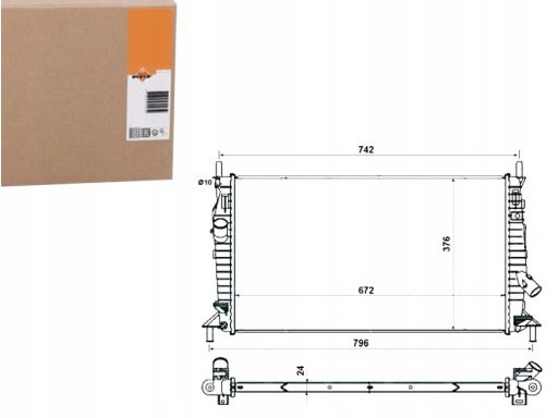 Chłodnica Silnika 55327