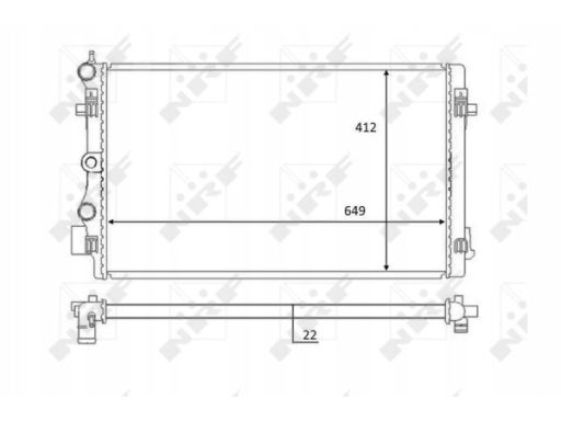 Chłodnica Silnika 59056