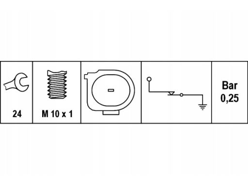 Czujnik Ciśnienia Oleju 6Zl 008 280-041