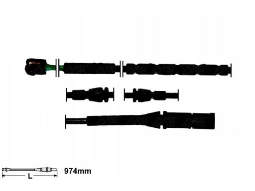 Styk Ostrzegawczy Zużycia Okładzin Hamul 24.8190-0291.2